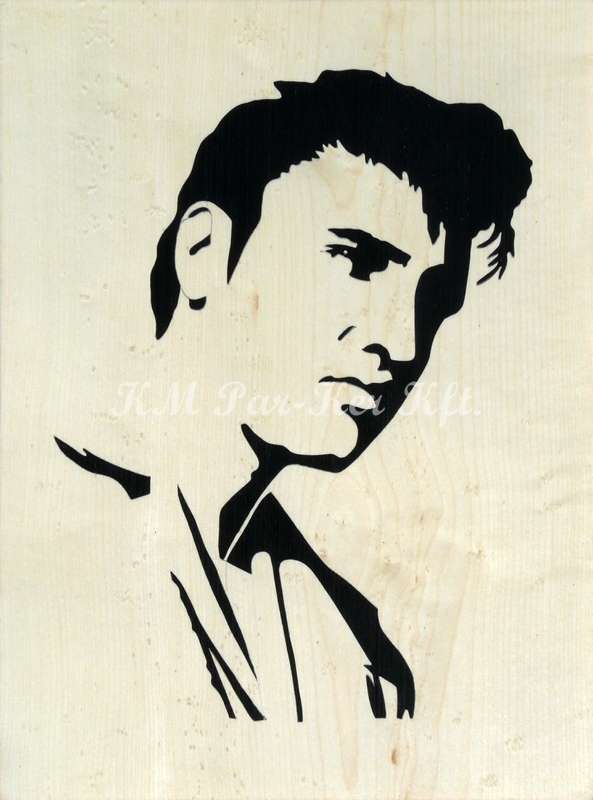 Intarsien Bild -Elvis Presley