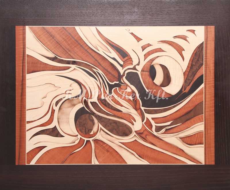 marquetry picture -Shell fantasy