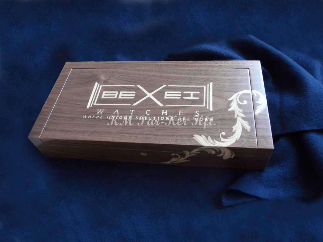 wood inlay box 20, Bexei watches