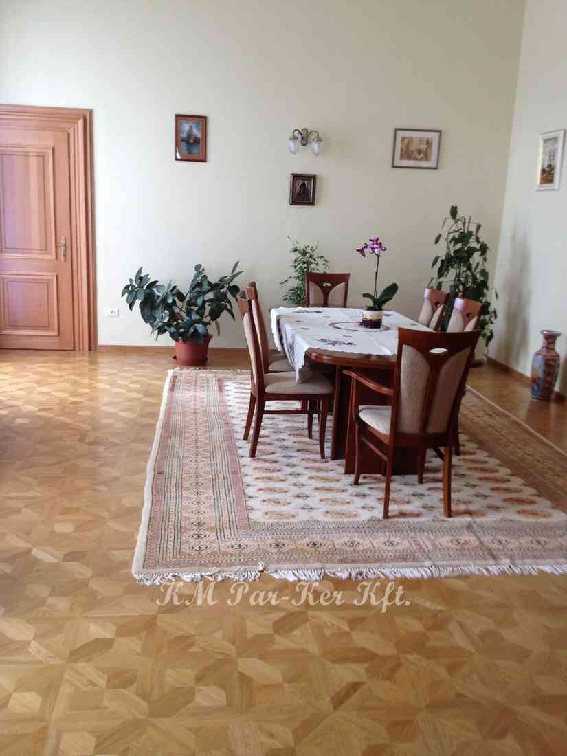 wood inlay floor 43 (oak), Szombathely, Bishop's Office