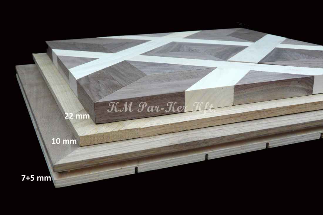 wood inlay floor, structure