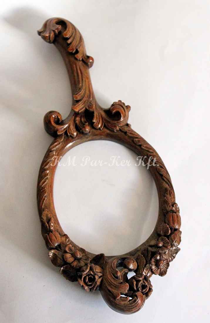 meuble sculpté 16, bordure de miroir à main baroque