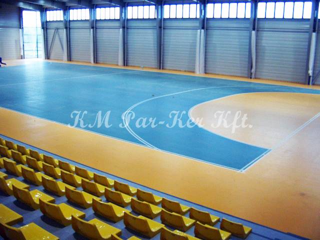 sportpadló 07, PVC betonra