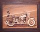 marquetry picture -Harley Davidson