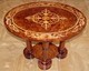 marquetry table, Renaissance oval