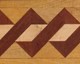 wood inlay floor border, Woven K