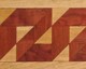 wood inlay floor border, Z