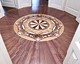 wood inlay floor 03, Orient medallion (walnut, oak, maple)
