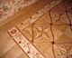 wood inlay floor border 04, flowers