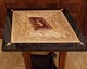 wood inlay table, Book