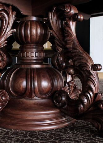 carved furniture